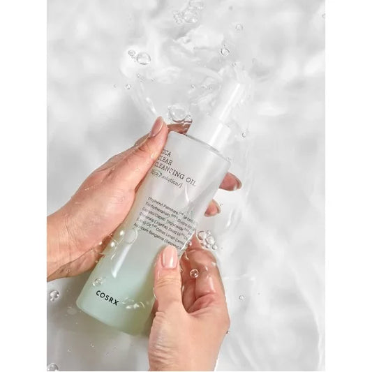 COSRX Pure Fit Cica Clear Cleansing Oil – 200ml | Gentle Makeup Remover & Deep Facial Cleansing Oil