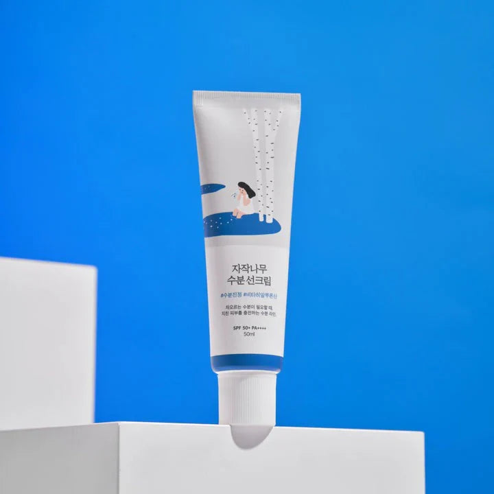 Round Lab Birch Juice Moisturizing Sun Cream SPF 50+ PA++++ – 50ml | Hydrating Daily Sunscreen