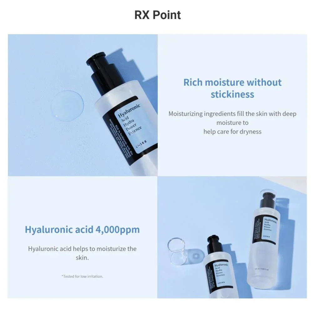 COSRX Hyaluronic Acid Hydra Power Essence 100ml | Deep Hydrating & Plumping Essence