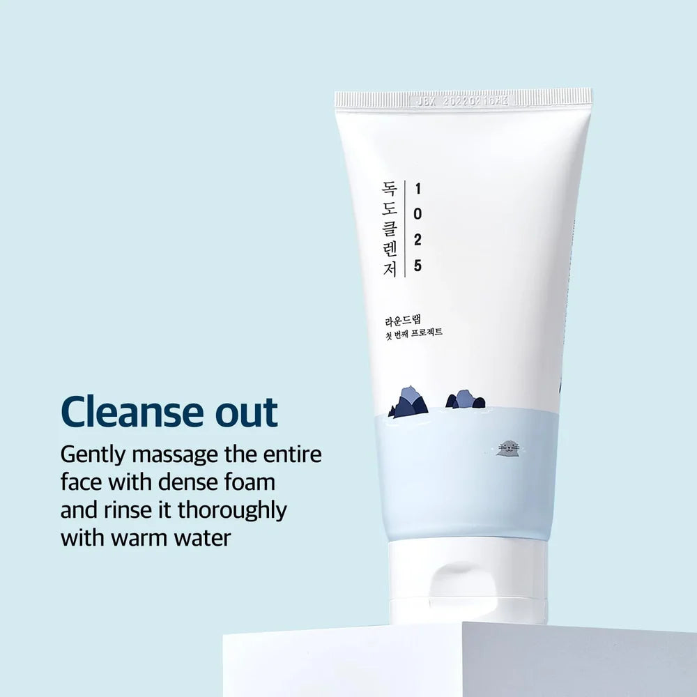 Round Lab 1025 Dokdo Cleanser – 150ml | Gentle Hydrating Facial Cleanser for Sensitive Skin
