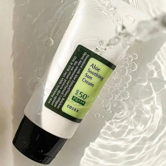 COSRX Aloe Soothing Sun Cream SPF50+ PA+++ 50ml | Hydrating Korean Sunscreen
