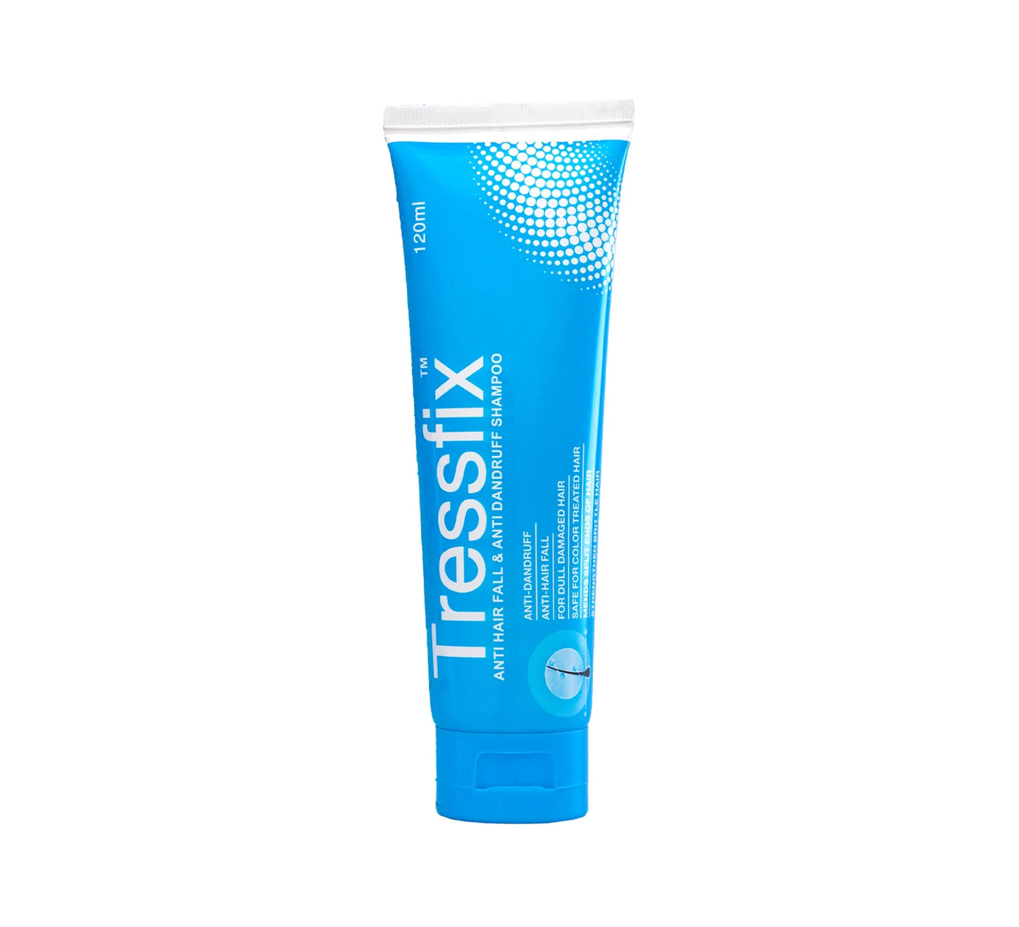 Tressfix Hairfall & Anti-Dandruff Shampoo 120ml | Helps Reduce Hair Fall & Fight Dandruff