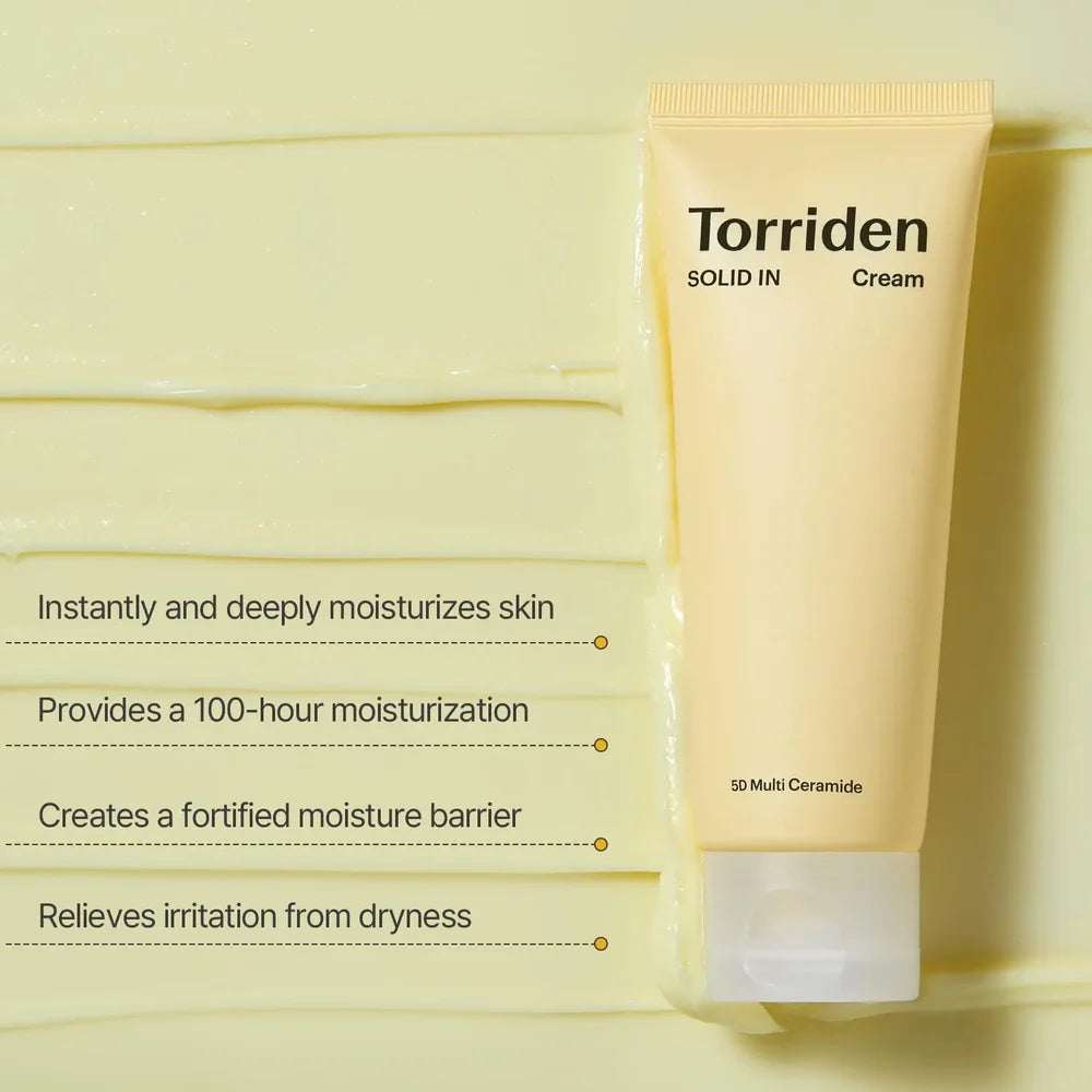 Torriden SOLID-IN Cream 70ml | 5D Ceramide Barrier Moisturizer