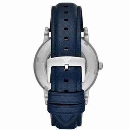 Buy Emporio Armani Men's Automatic Leather Strap Blue Dial 43mm Watch AR60030 in Pakistan