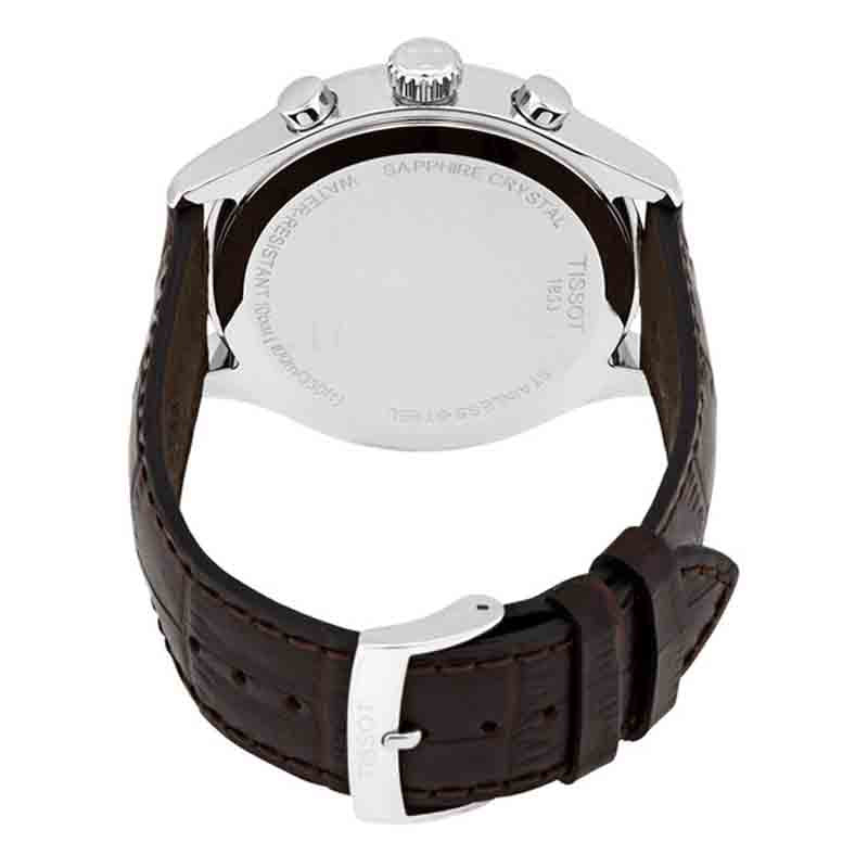 Buy Tissot Men’s Swiss Made Quartz Brown Leather Strap Brown Dial 45mm Watch T116.617.16.297.00 in Pakistan