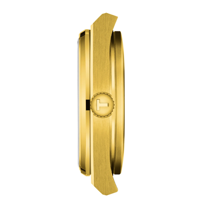 Buy Tissot Unisex Quartz Swiss Made Gold Stainless Steel Gold Dial 35mm Watch T137.210.33.021.00 in Pakistan