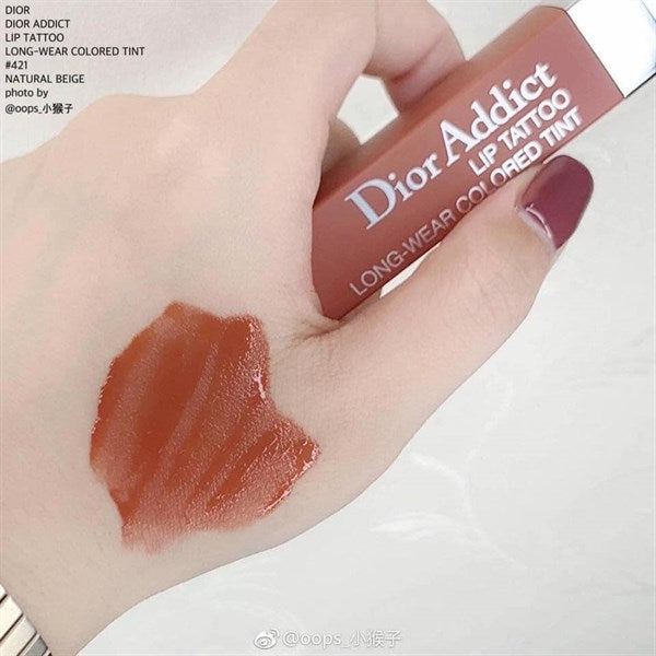 Buy Dior Addict Lip Tattoo Long Wear Colored Tint Lipstick - 421 Natural Beige in Pakistan