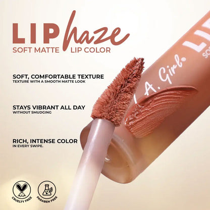 L.A. Girl Lip Haze Soft Matte Lip Color - GLC761 SHY