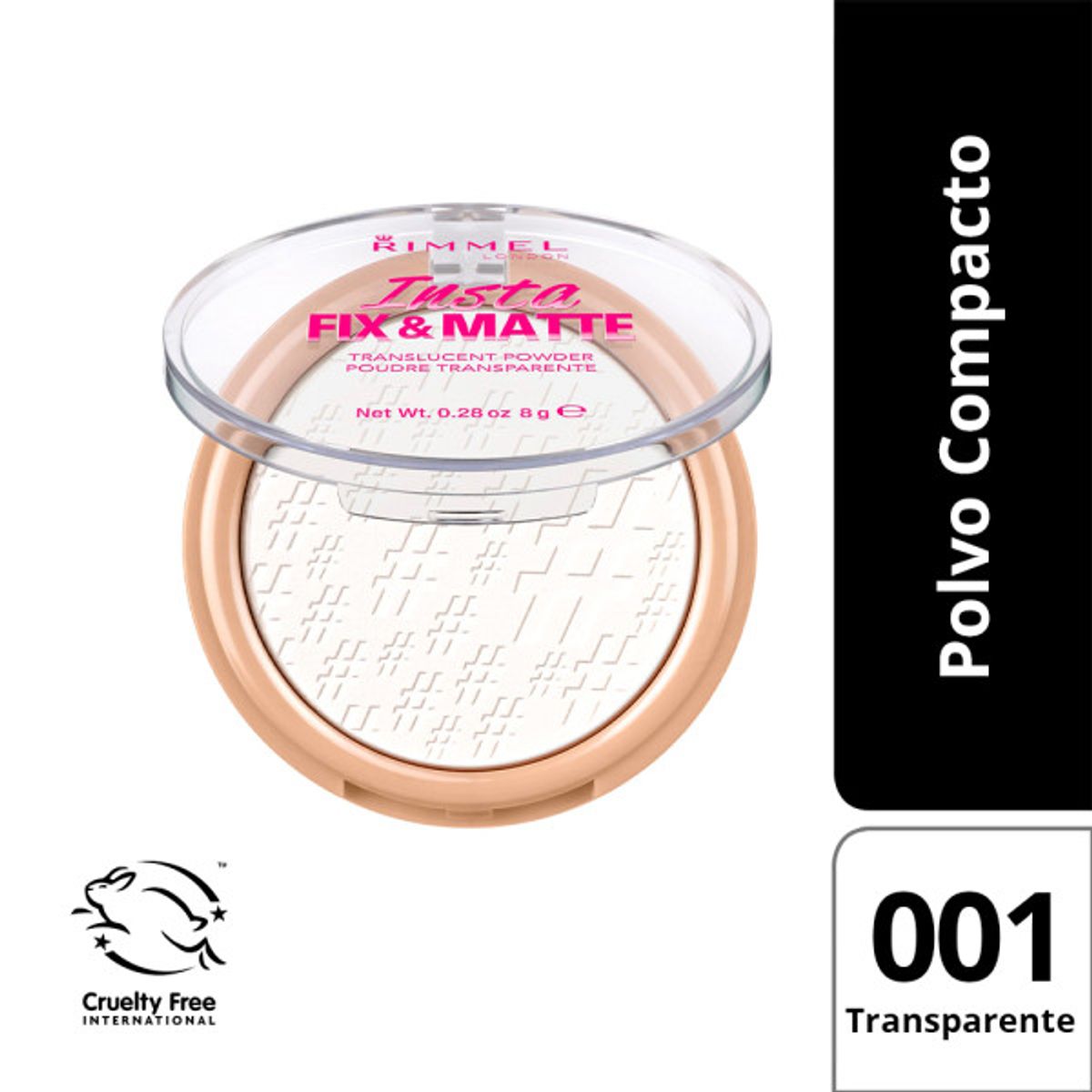 Buy Rimmel London Insta Fix & Matte Powder - 001 Translucent in Pakistan