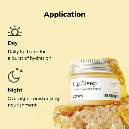 COSRX Full Fit Propolis Lip Sleeping Mask – 20g | Nourishing & Hydrating Overnight Lip Mask for Dry Lips