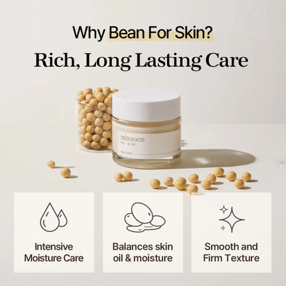 Mixsoon Bean Cream – 50ml | Deep Moisturizing, Nourishing & Skin Barrier Care Cream