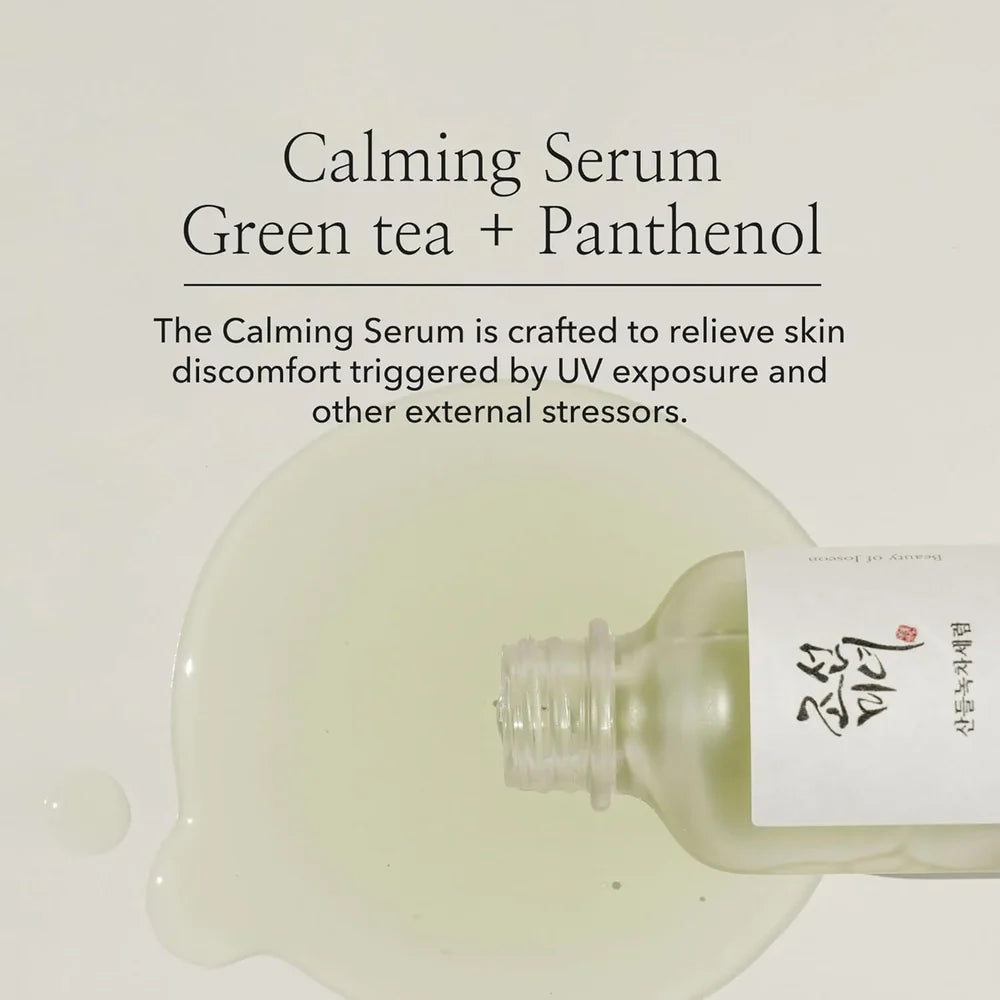 Beauty of Joseon Calming Serum: Green Tea + Panthenol – 30ml | Soothing, Hydrating & Barrier Care Serum