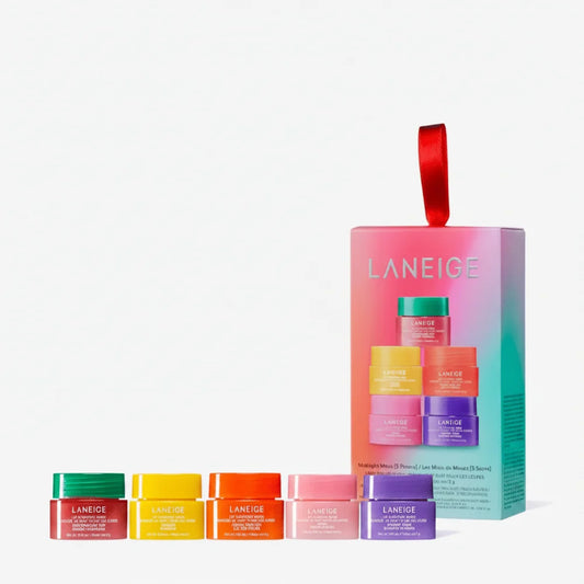 LANEIGE Midnight Minis Lip Sleeping Mask Set 5 Pcs | Overnight Lip Care