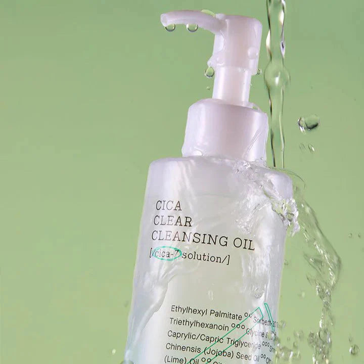COSRX Pure Fit Cica Clear Cleansing Oil – 200ml | Gentle Makeup Remover & Deep Facial Cleansing Oil