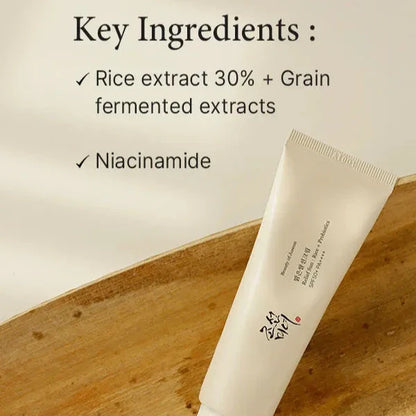 Beauty of Joseon Relief Sun: Rice + Probiotics SPF50+ PA++++ – 50ml | Lightweight Hydrating Sunscreen
