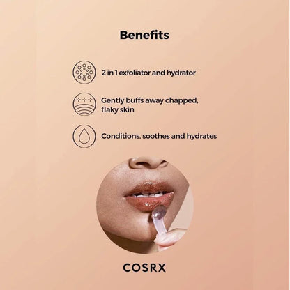 COSRX Full Fit Honey Sugar Lip Scrub – 20g | Exfoliating & Hydrating Lip Scrub for Soft, Smooth Lips