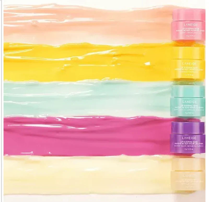 LANEIGE Midnight Minis Lip Sleeping Mask Set – 5 Pieces | Overnight Lip Care & Deep Hydration