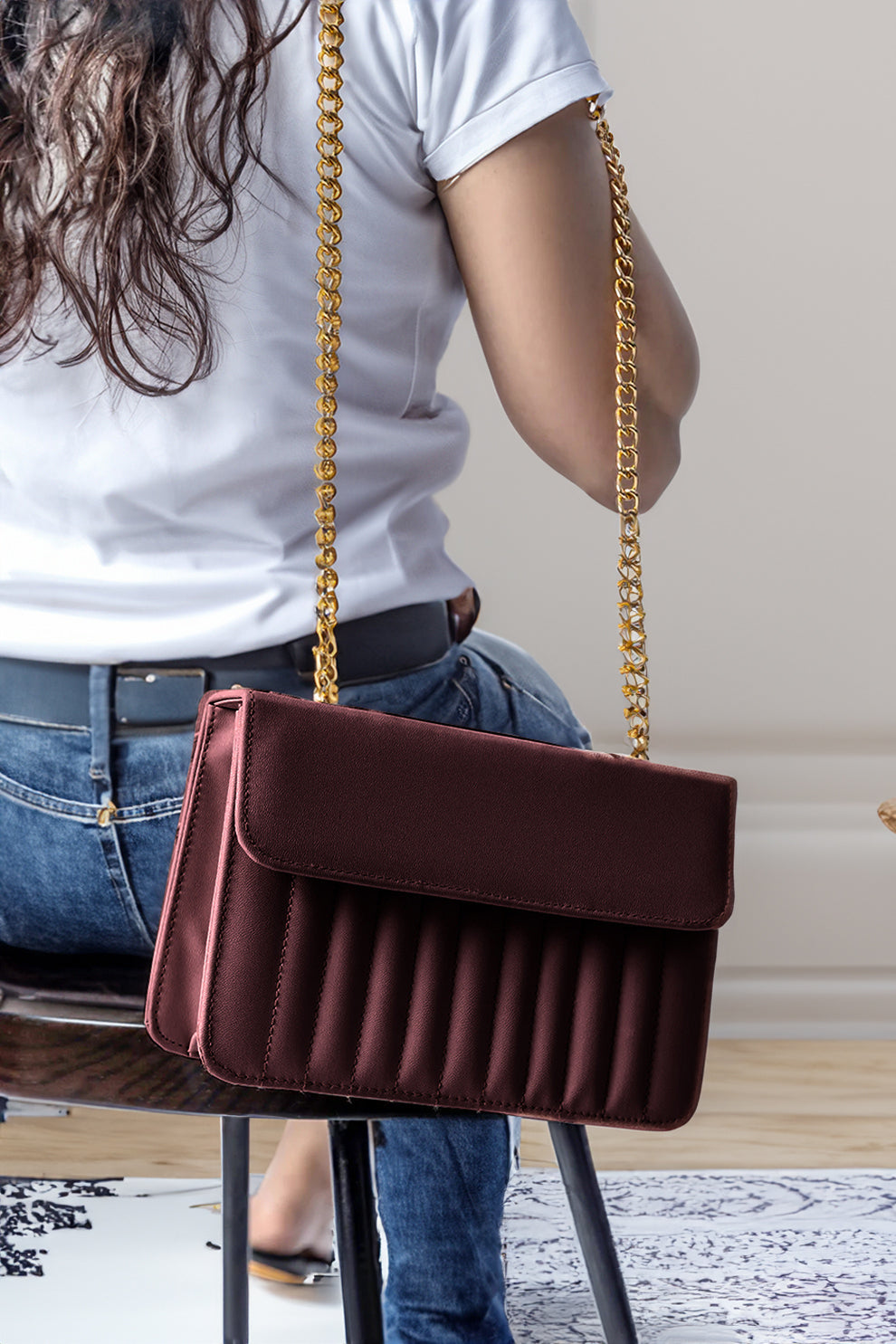 Buy Wanderlite Crossbody Bag Brown in Pakistan