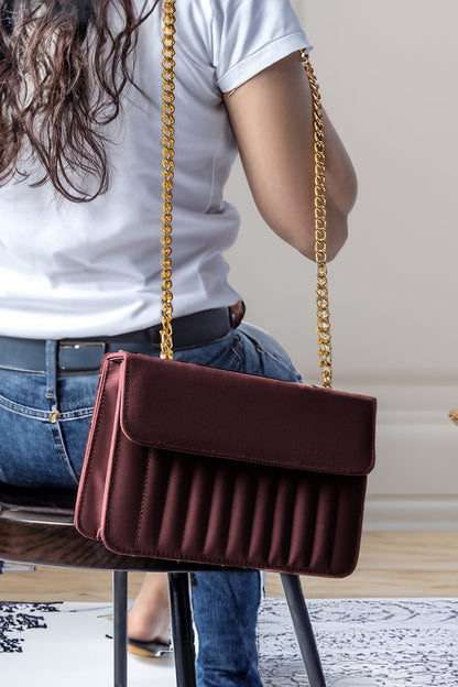 Buy Wanderlite Crossbody Bag Brown in Pakistan