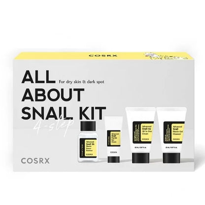 COSRX All About Snail Trial Kit 4 Pcs | Snail Mucin Korean Skincare Set