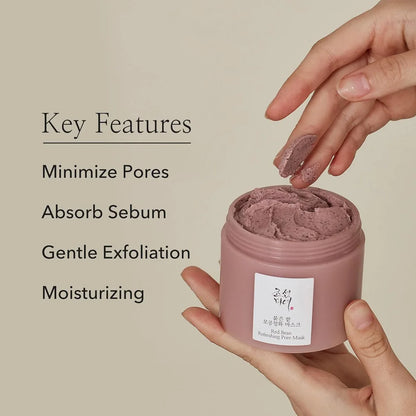 Beauty of Joseon Red Bean Refreshing Pore Mask – 140ml | Pore Care, Sebum Control & Gentle Exfoliating Clay Mask