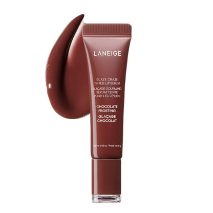 LANEIGE Glaze Craze Tinted Polypeptide Lip Serum – 12g | Hydrating Glossy Lip Serum with Sheer Tint & Plumping Care