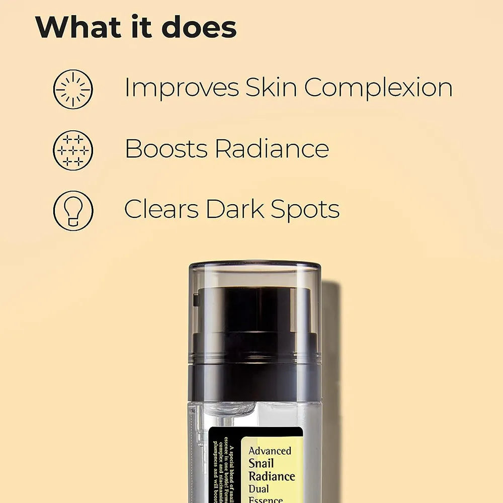 COSRX Advanced Snail Radiance Dual Essence 80ml | Hydrating & Brightening