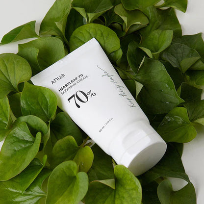 ANUA Heartleaf 70% Soothing Cream – 100ml | Hydrating & Calming Moisturizer for Sensitive Skin