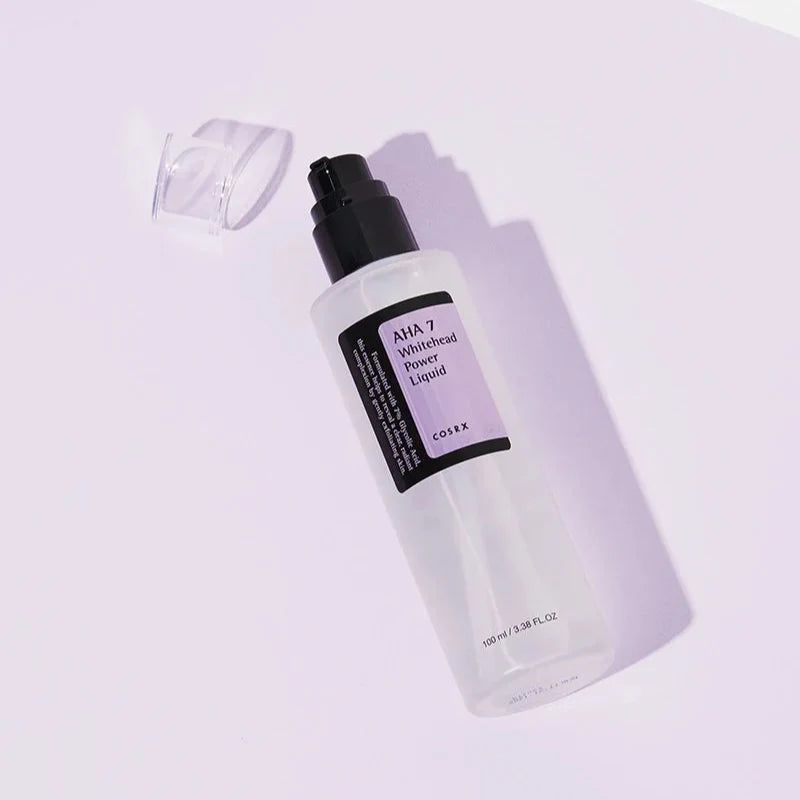 COSRX AHA 7 Whitehead Power Liquid – 100ml | Glycolic Acid Exfoliant for Whiteheads, Pores & Smoother Skin