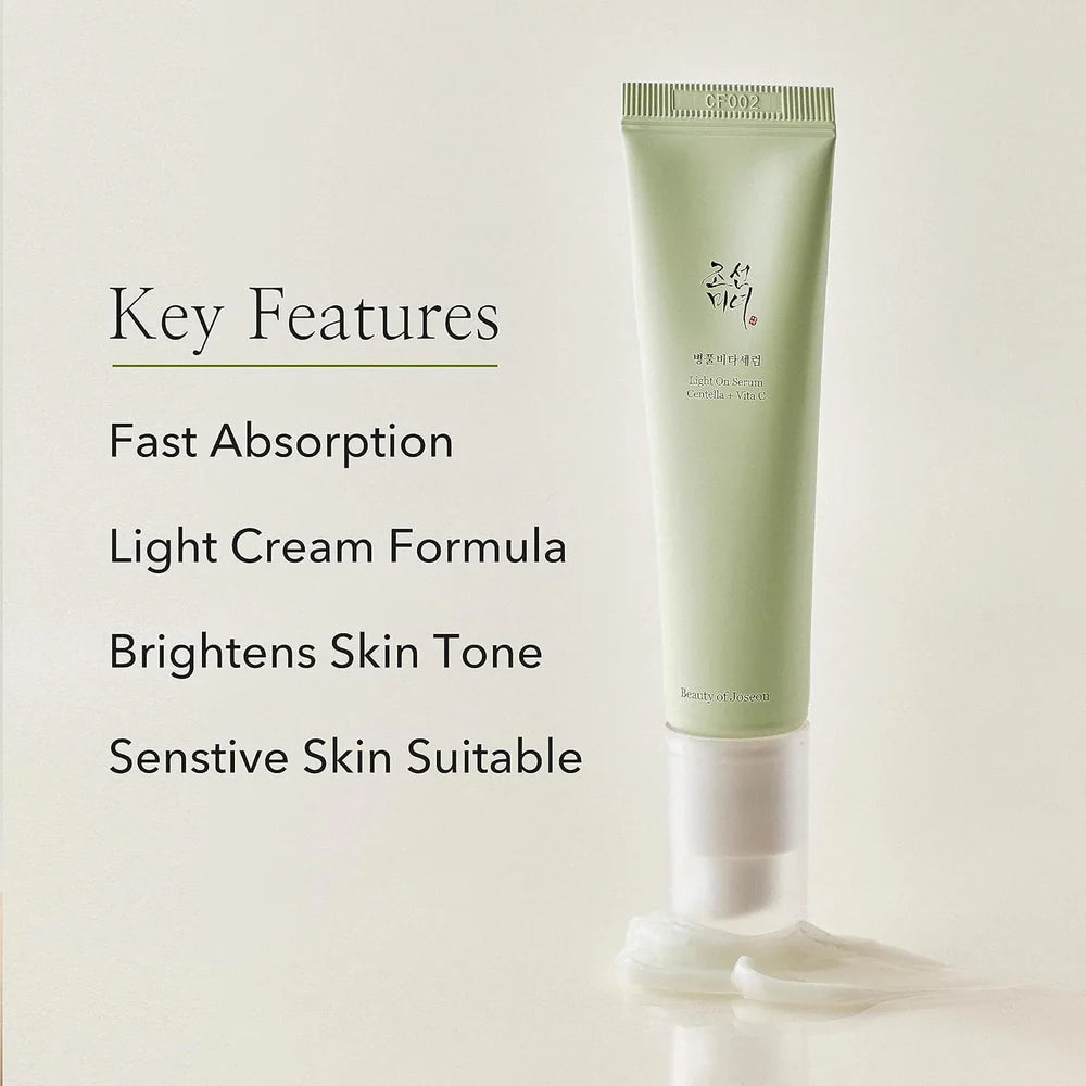 Beauty of Joseon Light On Serum: Centella + Vita C | Brightening & Dark Spot Care Serum