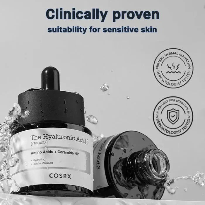 COSRX The Hyaluronic Acid 3 Serum 20ml | Hydrating & Plumping Serum