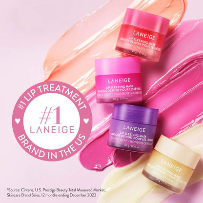 Laneige Dreamy Lip Sleeping Mask Kit 4 Pcs | Overnight Lip Care Set