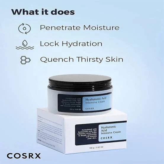 COSRX Hyaluronic Acid Intensive Cream 100g | Deep Hydrating Moisturizer