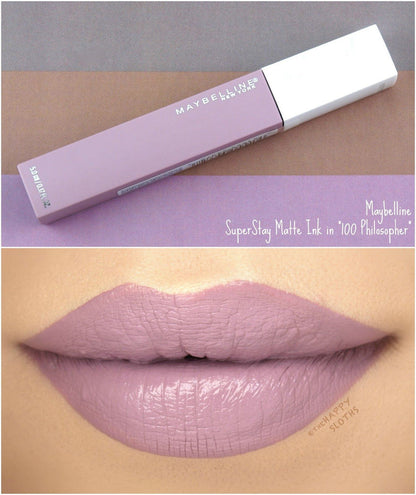 Buy Maybelline New York Super Stay Matte Ink Liquid Lipstick - 100 Philospher in Pakistan