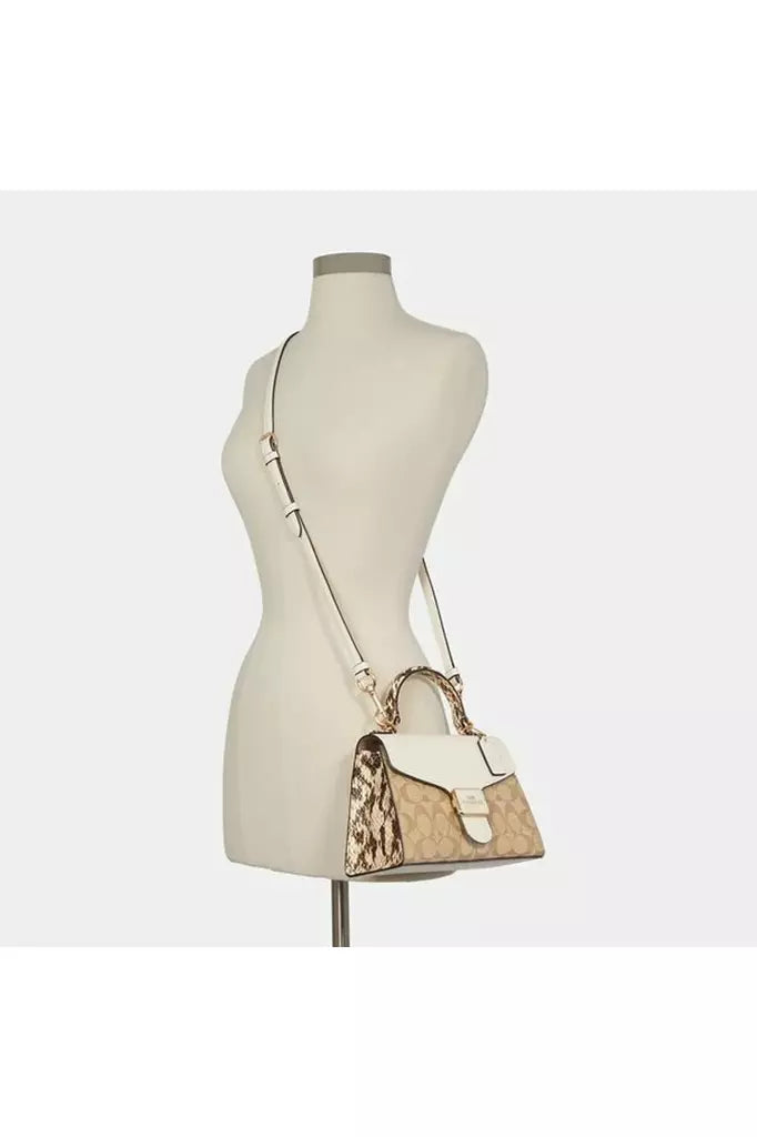 Buy Coach Pepper Satchel - Signature White in Pakistan