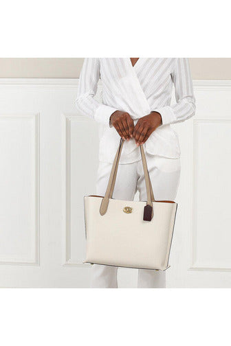 Buy Coach Willow Tote 30 - Chalk Multi in Pakistan
