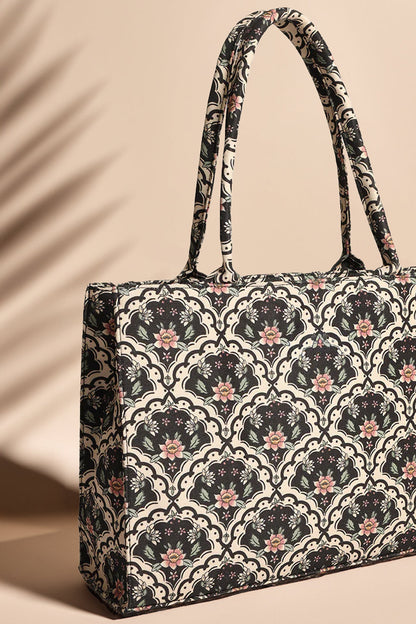 Buy Canvas Tote Bag BlushLeaf in Pakistan