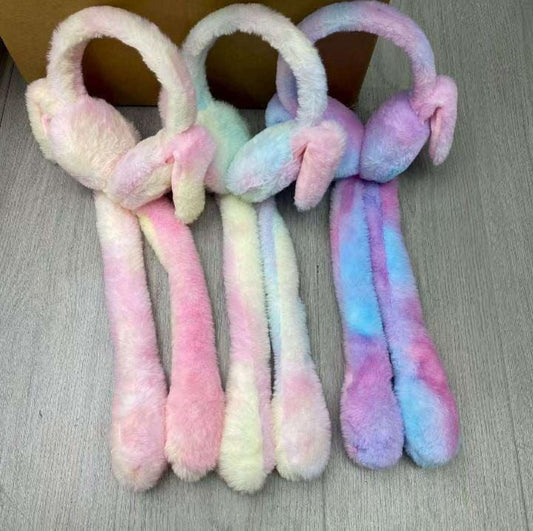 Warm Furry Ear Muffs, Colorful Rabbit Ear Covers, Cute Bunny Plush Ear Muffs, Student Ear Covers