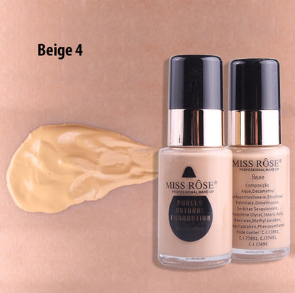 Buy Miss Rose Pack Of 2 Waterproof Moisturizing Oil Free Full Coverage Deep Whitener Liquid Foundation 30ml & Concealer in Pakistan