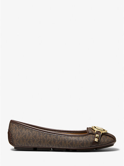 Michael Kors Fulton Studded Logo Moccasin US 8 Brown