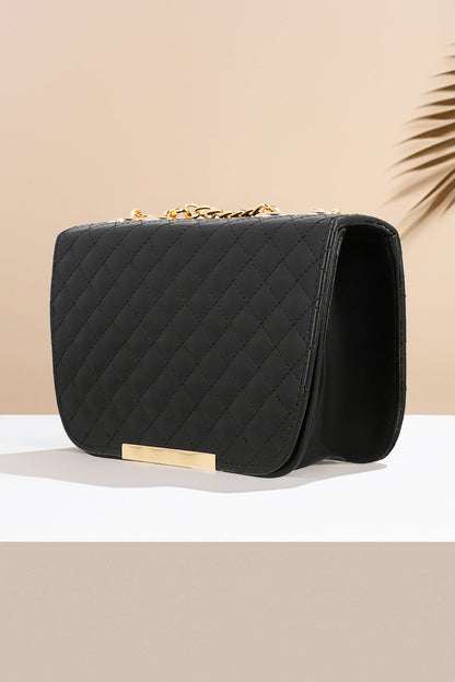 Buy Handbag Quilted Charm - Black in Pakistan