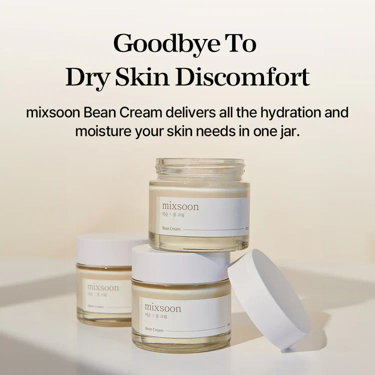 Mixsoon Bean Cream – 50ml | Deep Moisturizing, Nourishing & Skin Barrier Care Cream