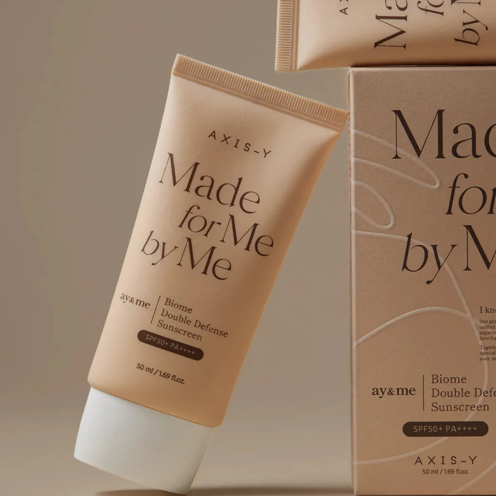 AXIS-Y Biome Double Defense Sunscreen SPF50+ PA++++ – 50ml | Daily UV Protection & Skin Barrier Care