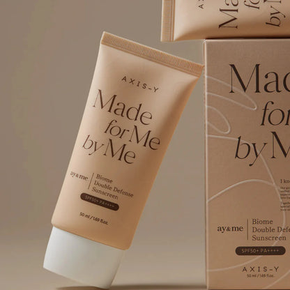 AXIS-Y Biome Double Defense Sunscreen SPF50+ PA++++ – 50ml | Daily UV Protection & Skin Barrier Care