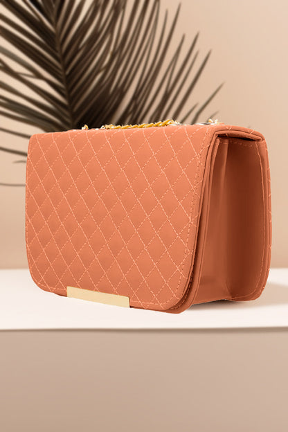 Buy Handbag Quilted Charm - Bronze in Pakistan