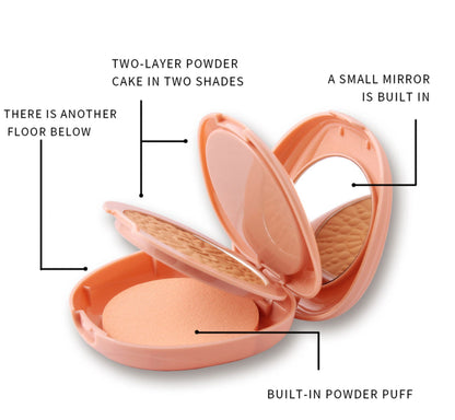 Buy Miss Rose Professional Make Up 3 Color Powder 24 - Gm in Pakistan