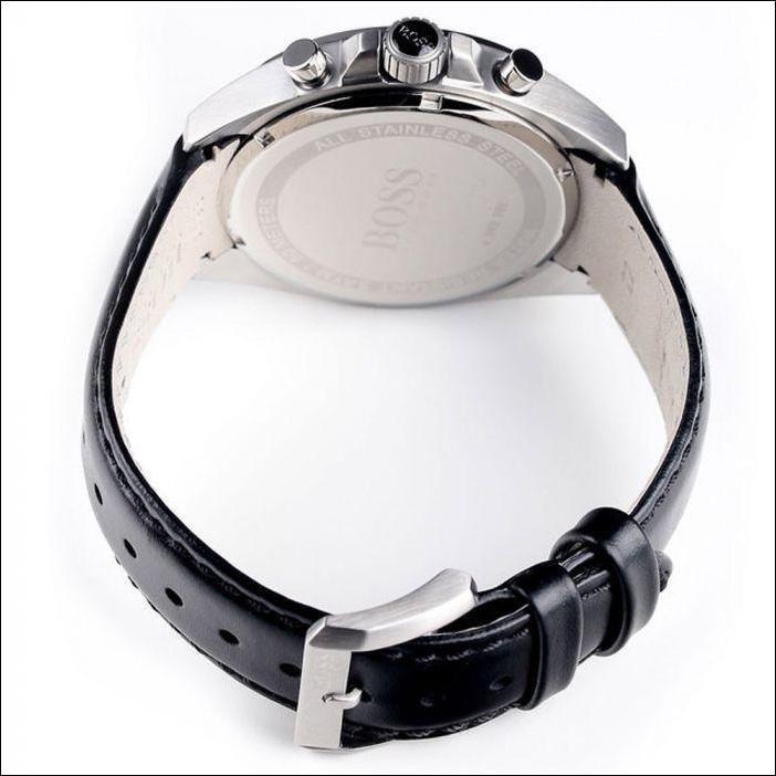 Buy Hugo Boss Drivers Blue Dial Black Leather Strap Watch for Men - 1513077 in Pakistan