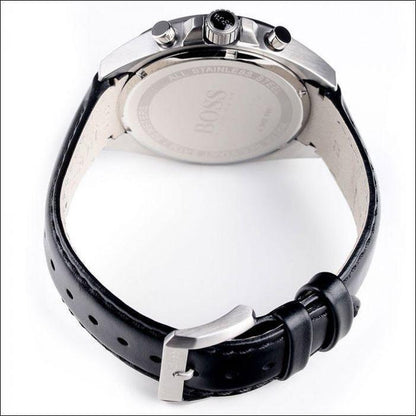 Buy Hugo Boss Drivers Blue Dial Black Leather Strap Watch for Men - 1513077 in Pakistan