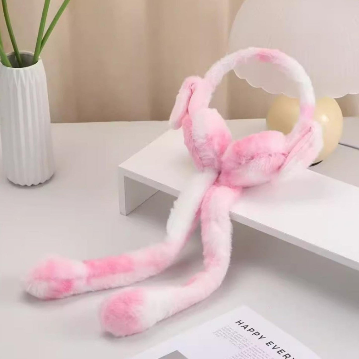 Warm Furry Ear Muffs, Colorful Rabbit Ear Covers, Cute Bunny Plush Ear Muffs, Student Ear Covers
