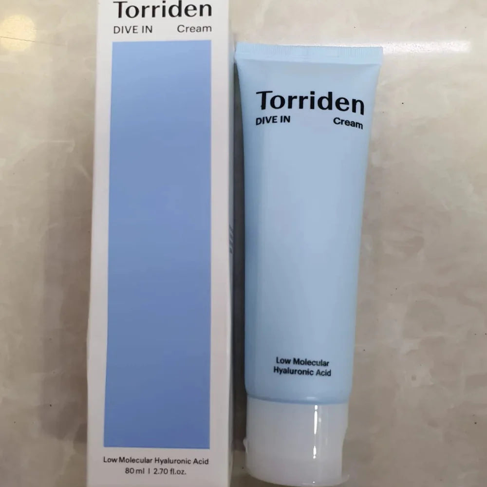 Torriden DIVE-IN Low Molecular Hyaluronic Acid Cream 80ml | Deep Hydration Moisturizer